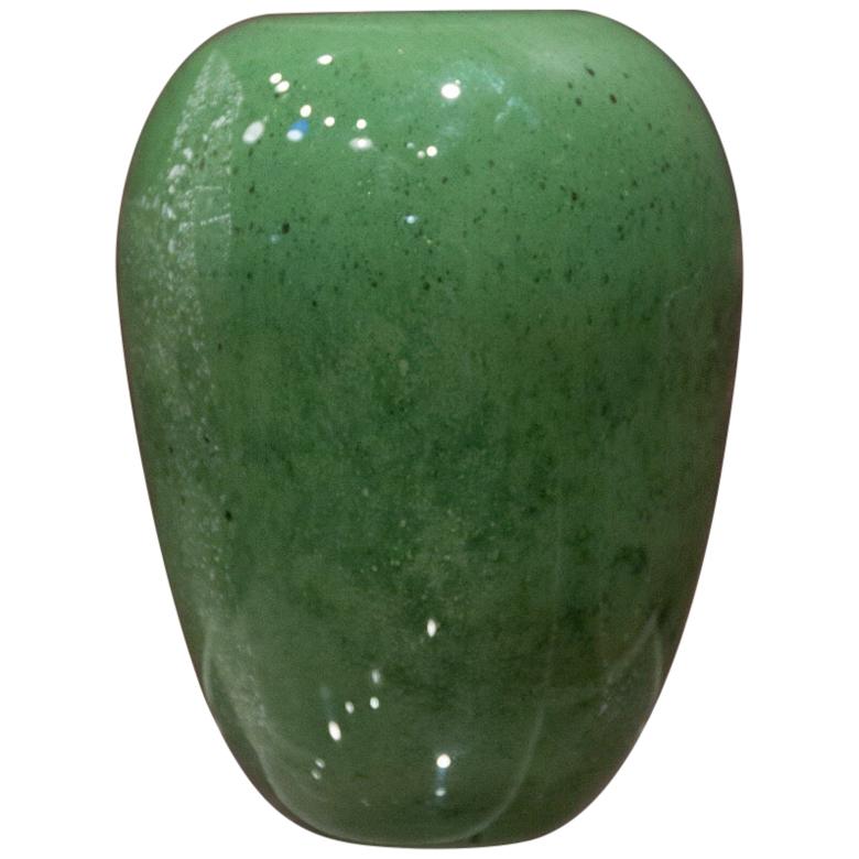 Modern Signed Colored Glass Vase 