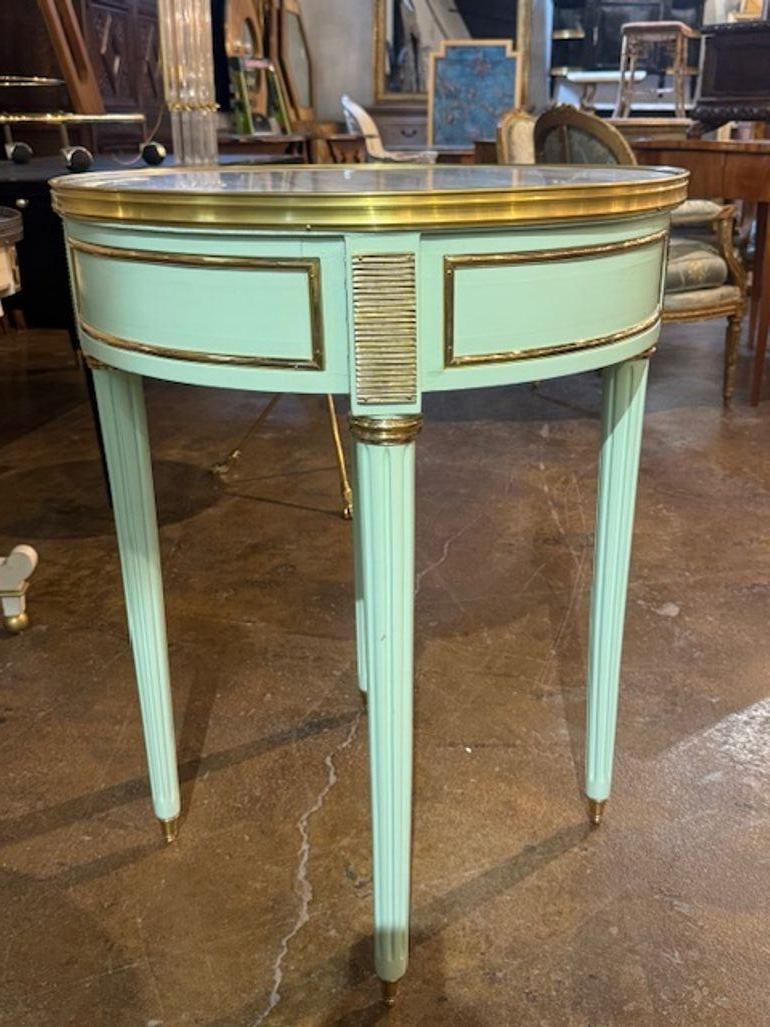 Mesa auxiliar francesa moderna estilo Luis XVI Jansen Francés en venta