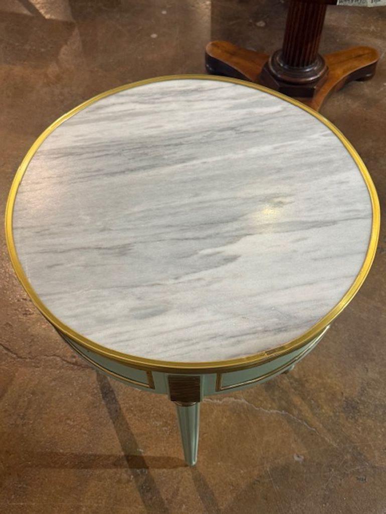 Mesa auxiliar francesa moderna estilo Luis XVI Jansen en Bueno estado para la venta en Dallas, TX