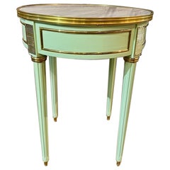 Mesa auxiliar francesa moderna estilo Luis XVI Jansen
