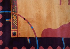 Modern French monogrammed rug - 2m30x1m70 - N° 1330