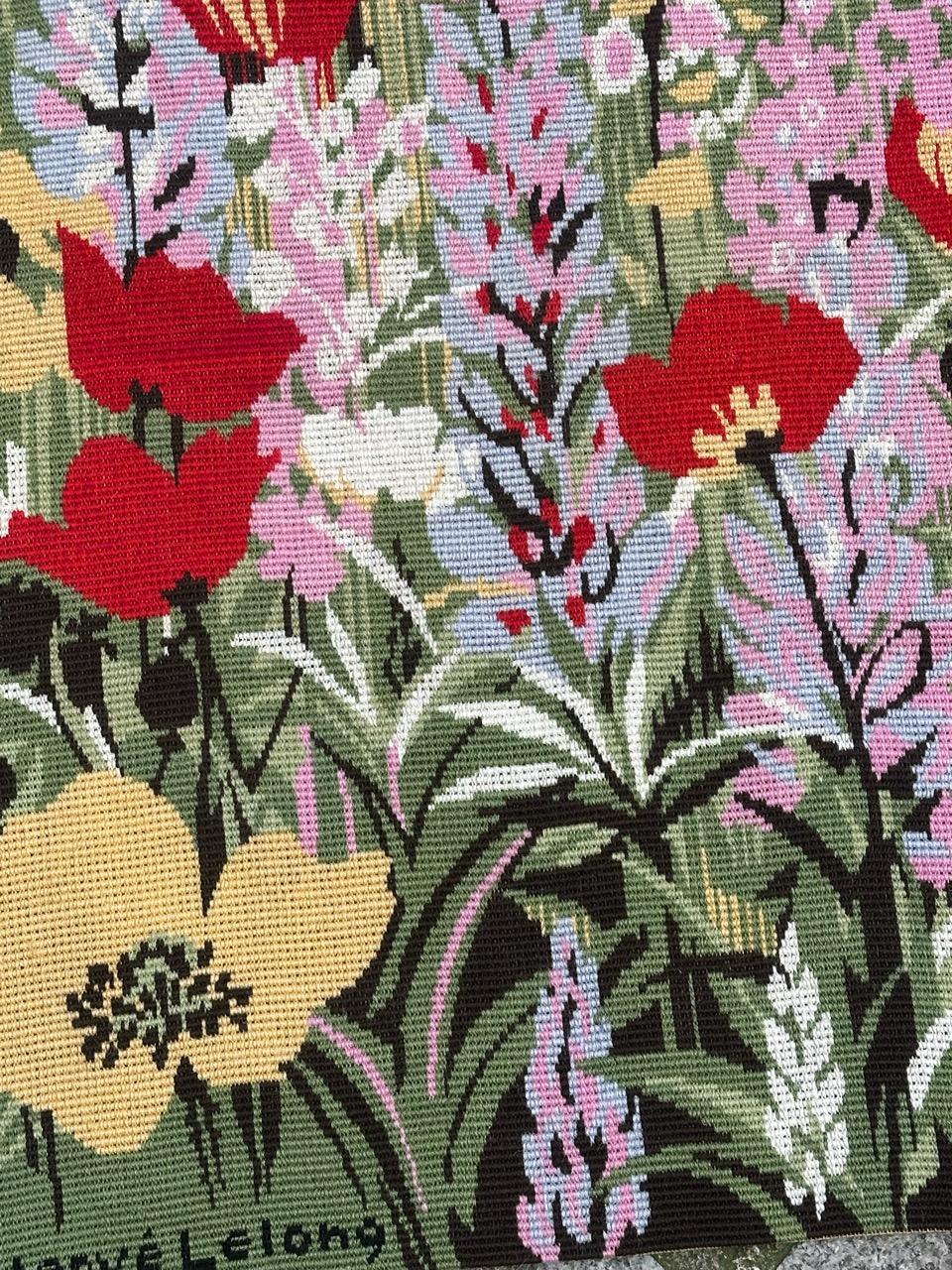 Modern French needlepoint tapestry Attribute to Hervé Lelong in vendita 5