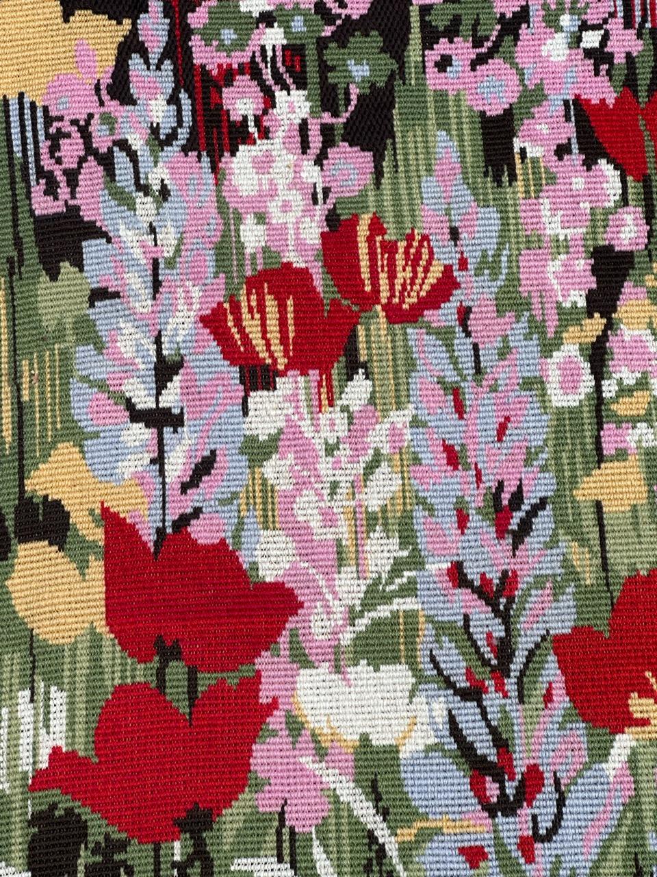 Art Déco Modern French needlepoint tapestry Attribute to Hervé Lelong in vendita
