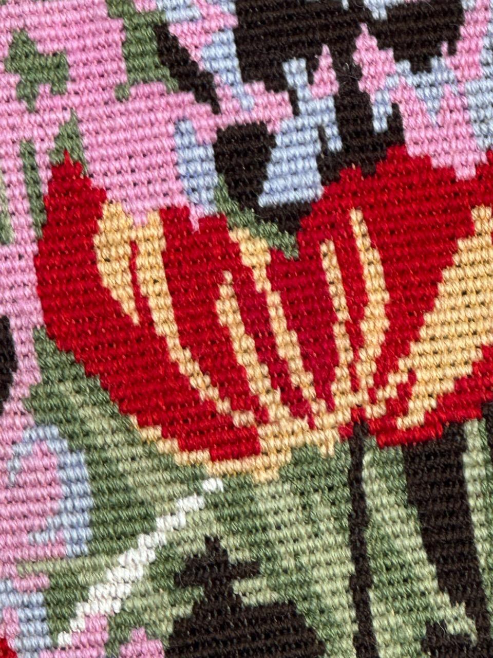 Lana Modern French needlepoint tapestry Attribute to Hervé Lelong in vendita