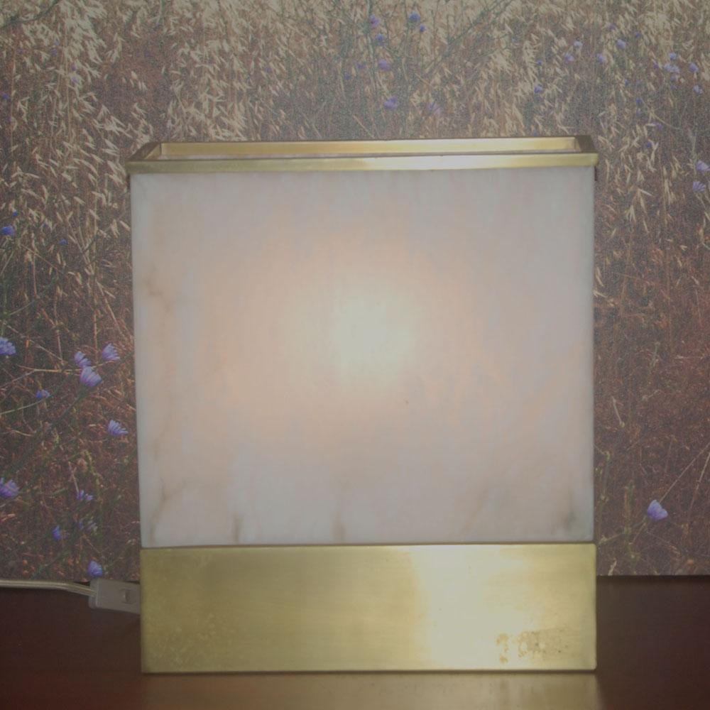 European Modern French Onyx Table Lamp