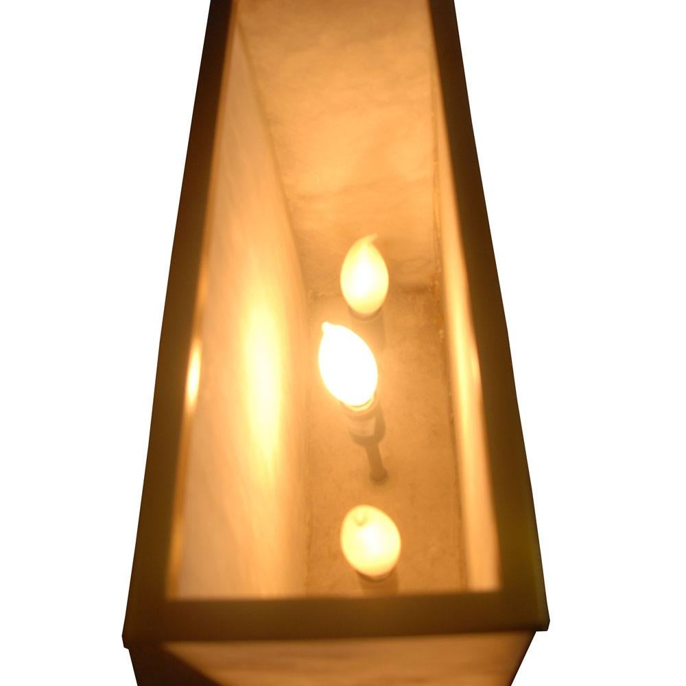 Contemporary Modern French Onyx Table Lamp