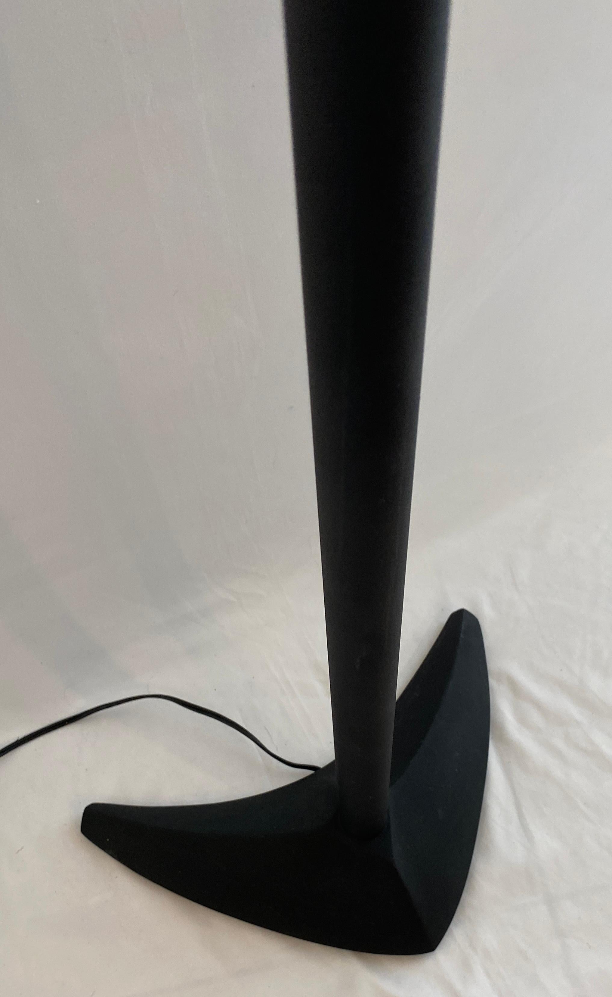 Modern French Polished Chrome Floor Lamp by LG, Paris France For Sale 5