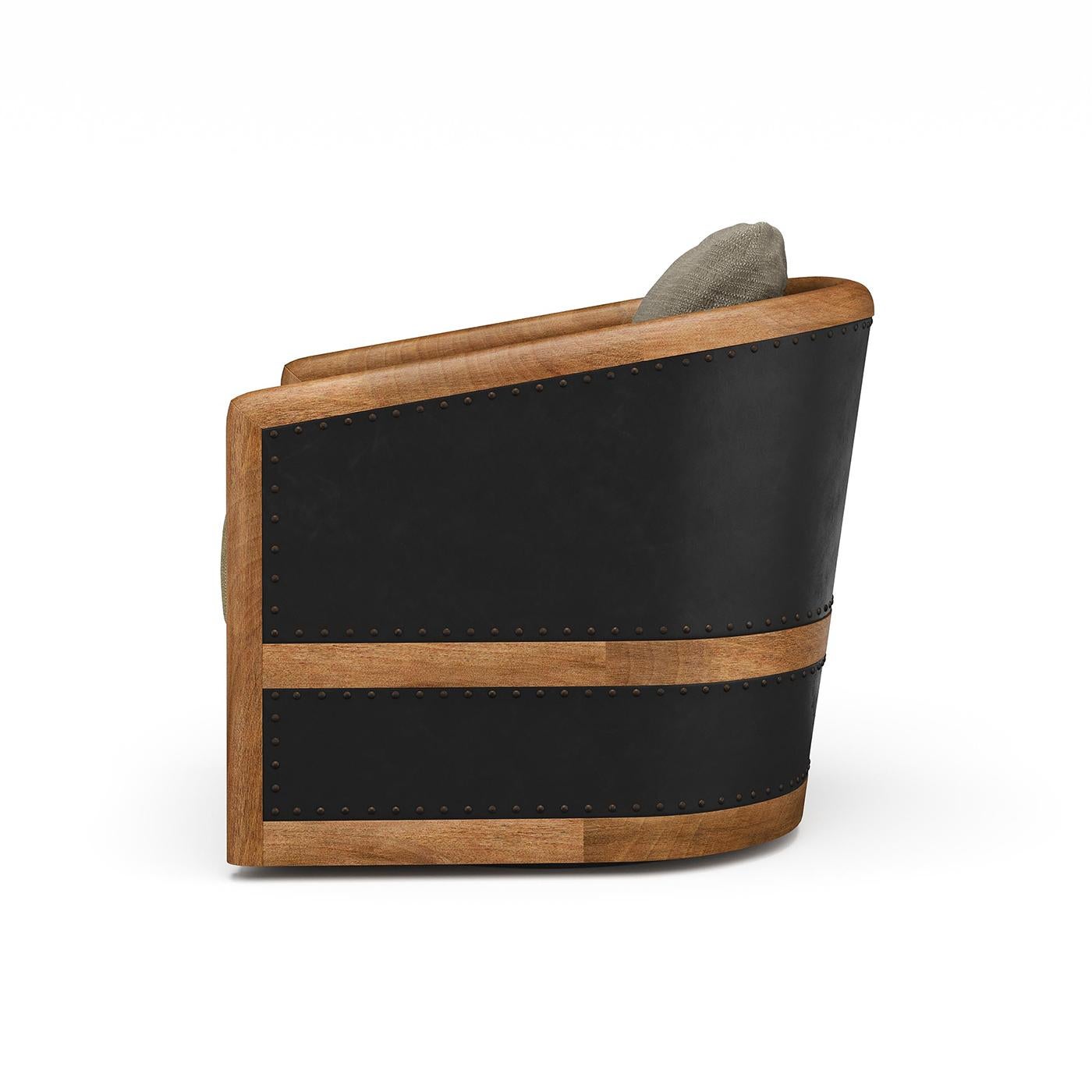 Moderne Fauteuil pivotant français moderne - Sand en vente
