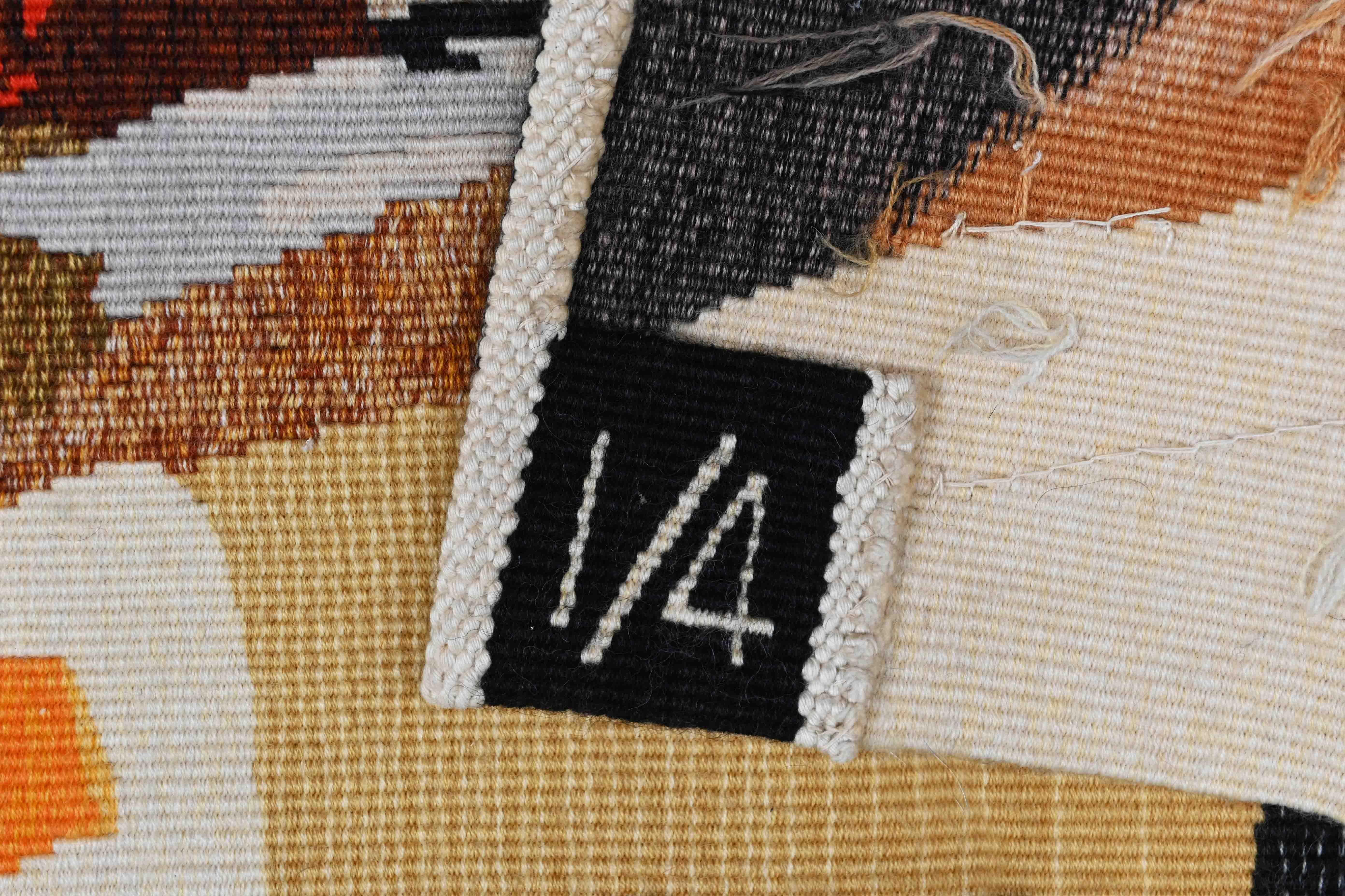 Wool Modern French Tapestry, Atelier Felletin - Signed Couraud, Edition 1/4 - 1454 For Sale