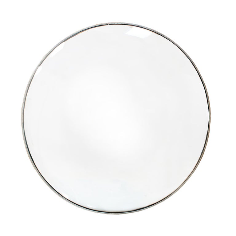 Modern French WallMounted Convex Mirror at 1stDibs
