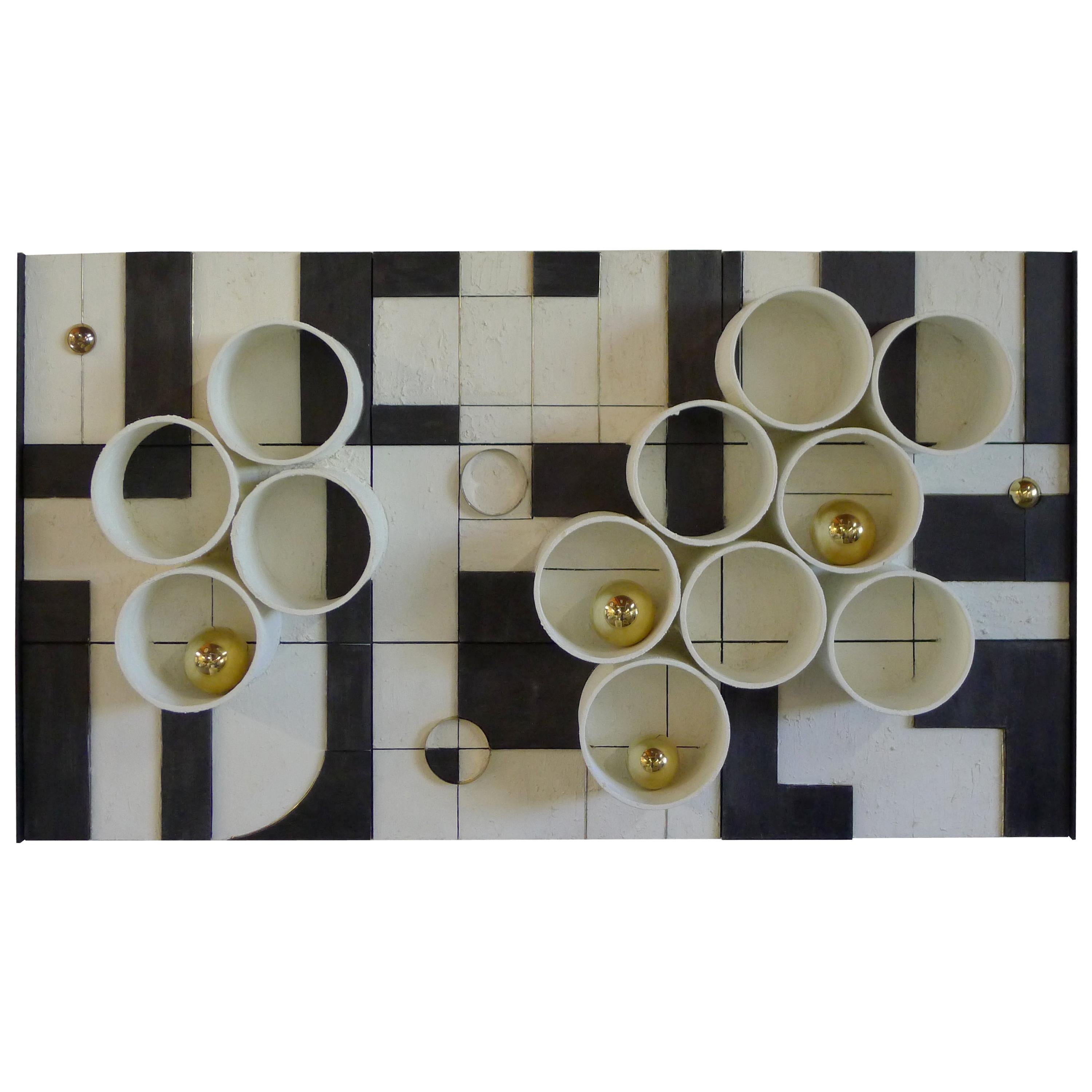 Modern Frieze Three-Dimensional Wall Art by Paul Marra For Sale