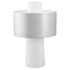 Modern Frosted Glass Cylinder Lamp