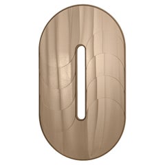 Moderner Ganzkörperspiegel "Baggage Claim-O" in Champagner von Müge Kahraman