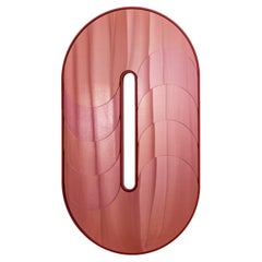 Moderner Ganzkörperspiegel "Baggage Claim-O" in Rosa von Müge Kahraman