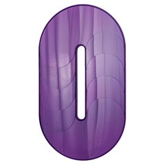 Moderner Ganzkörperspiegel "Baggage Claim-O" in Violett von Müge Kahraman