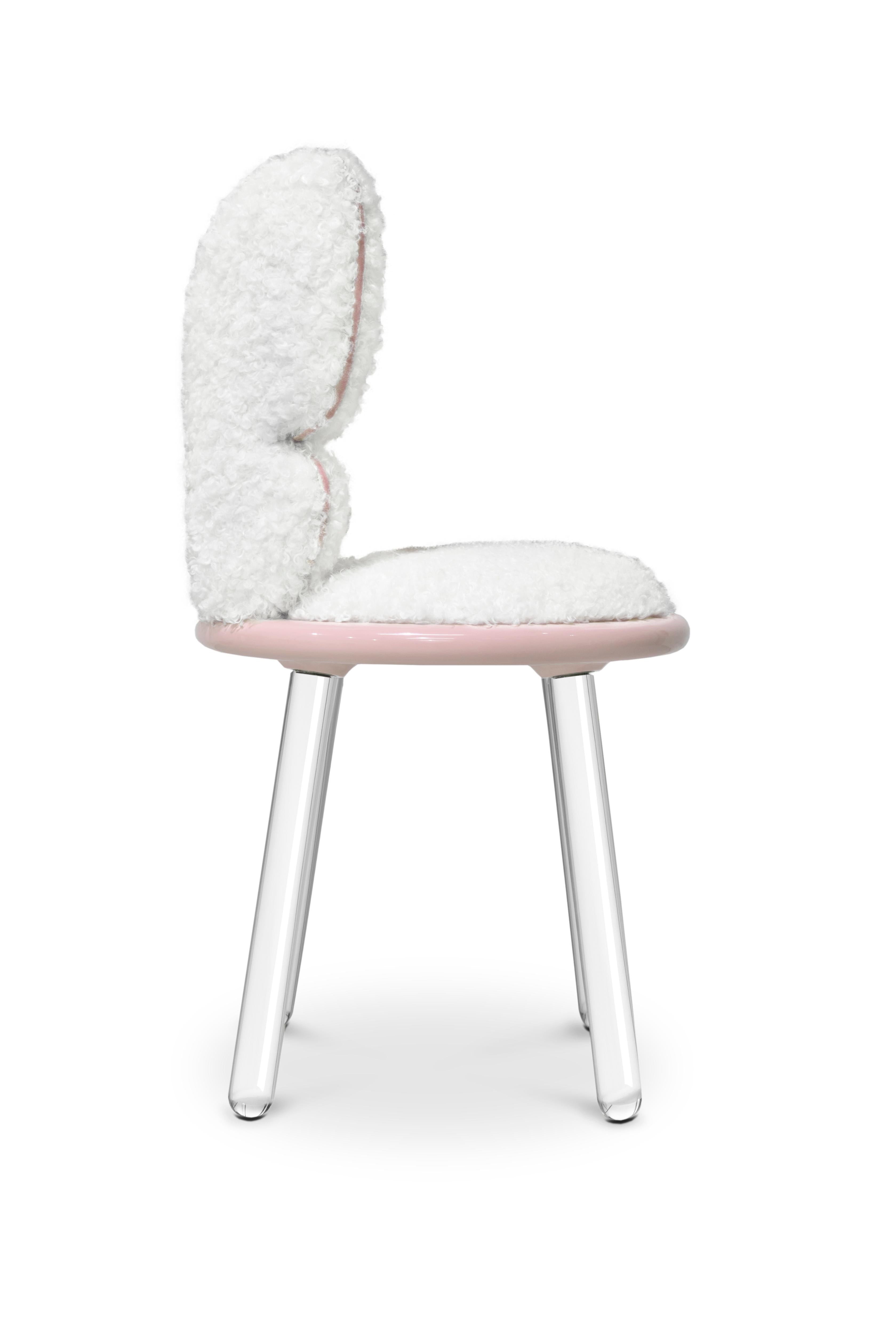 Pixie chair was inspired by the iconic fairy Tinker Bell and is here to add more magic to your kid's room design. The kid's chair is a comfortable seating option for your girl's room design and will give the illusion that she has her own pair of