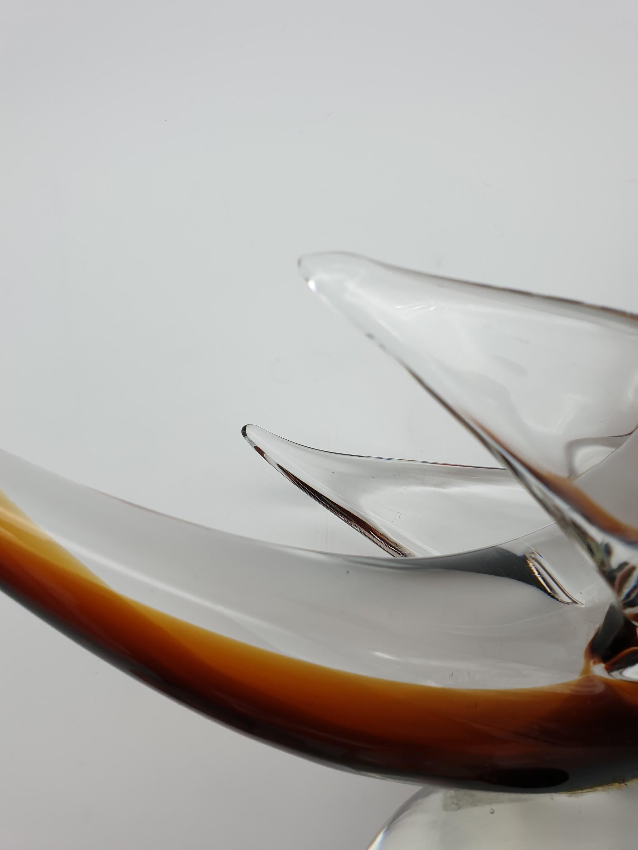 Modern Futuristic Murano Glass Sculpture by Cenedese, circa 1970s For Sale 6