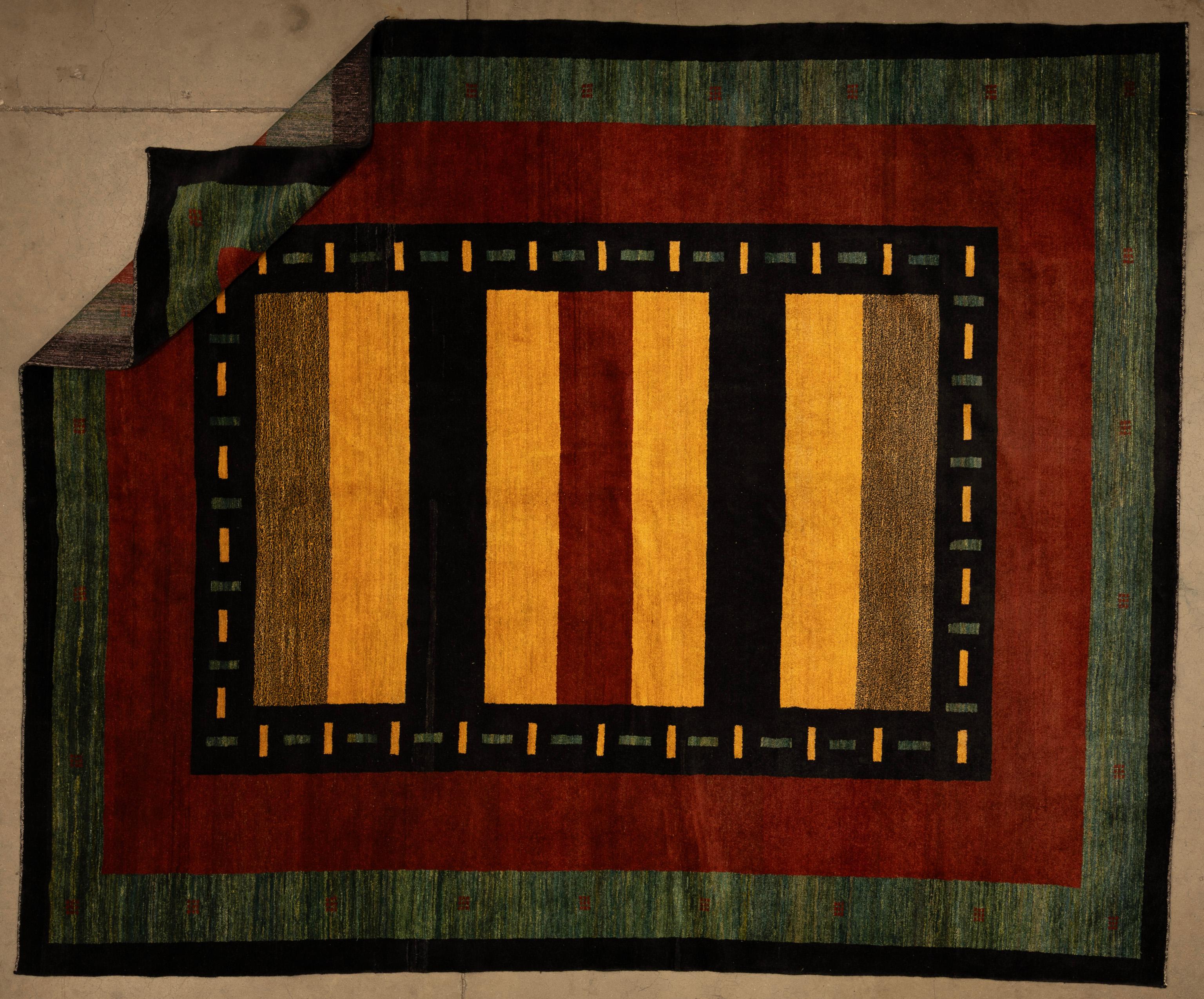 Hand-Woven Modern Gabbeh For Sale