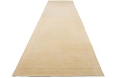 Moderner übergroßer Gabbeh-Wollteppich mit minimalistischem Design