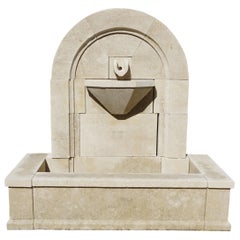 Modern Gadroon Wall Fountain