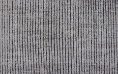 Modern Gallery Rug in White and Black background and Distressed Texture
