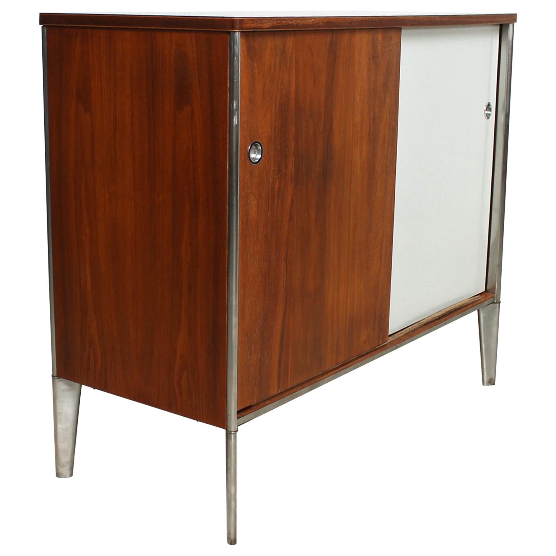 Modern Industrial Storage Cabinet by Raymond Loewy for Hill-Rom USA 1950s