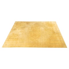 Modern Geometric Beige Carpet, 12' 7" x 9' 7"