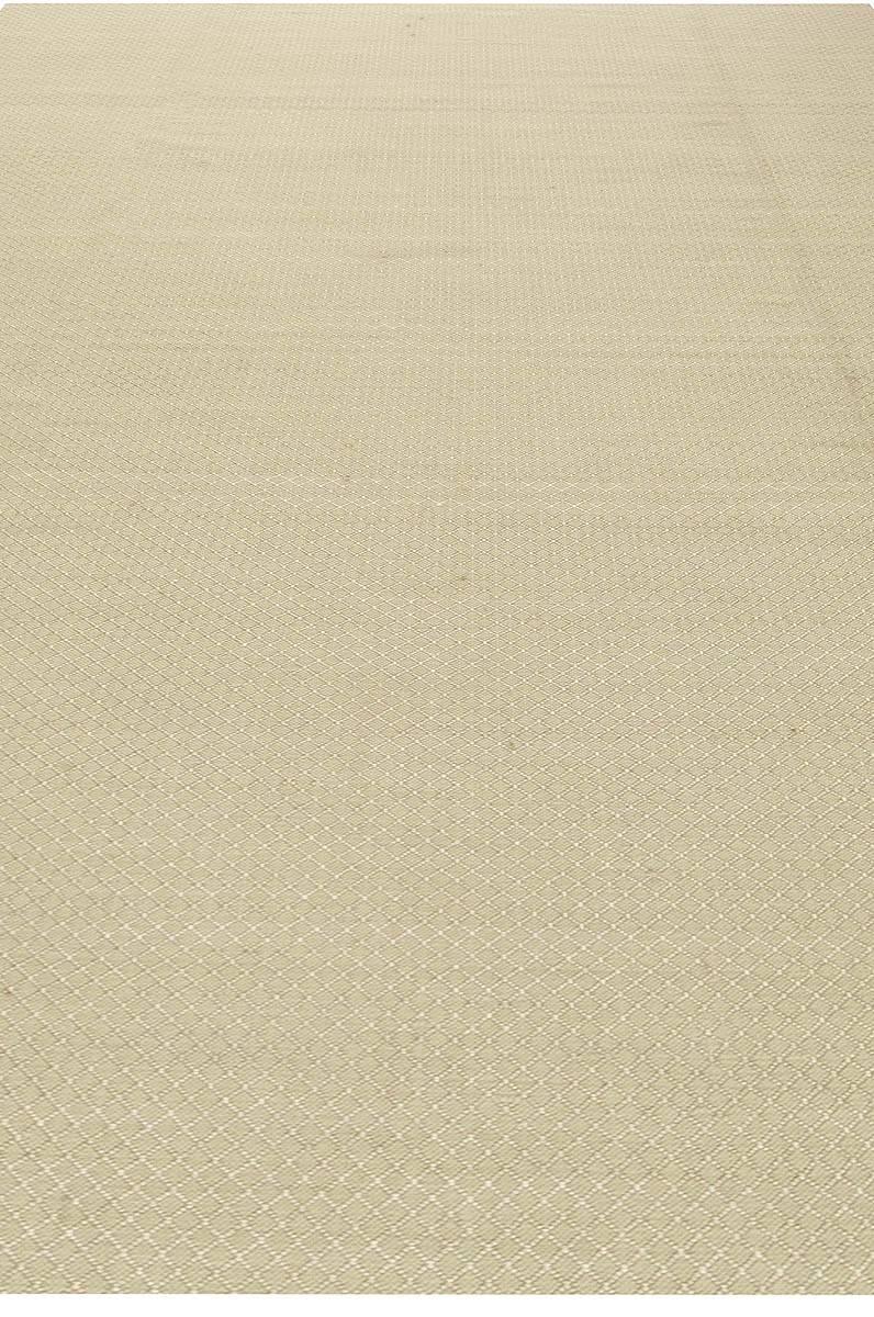 Moderner geometrischer Flachgewebter Viskose-Teppich von Doris Leslie Blau (Indisch) im Angebot