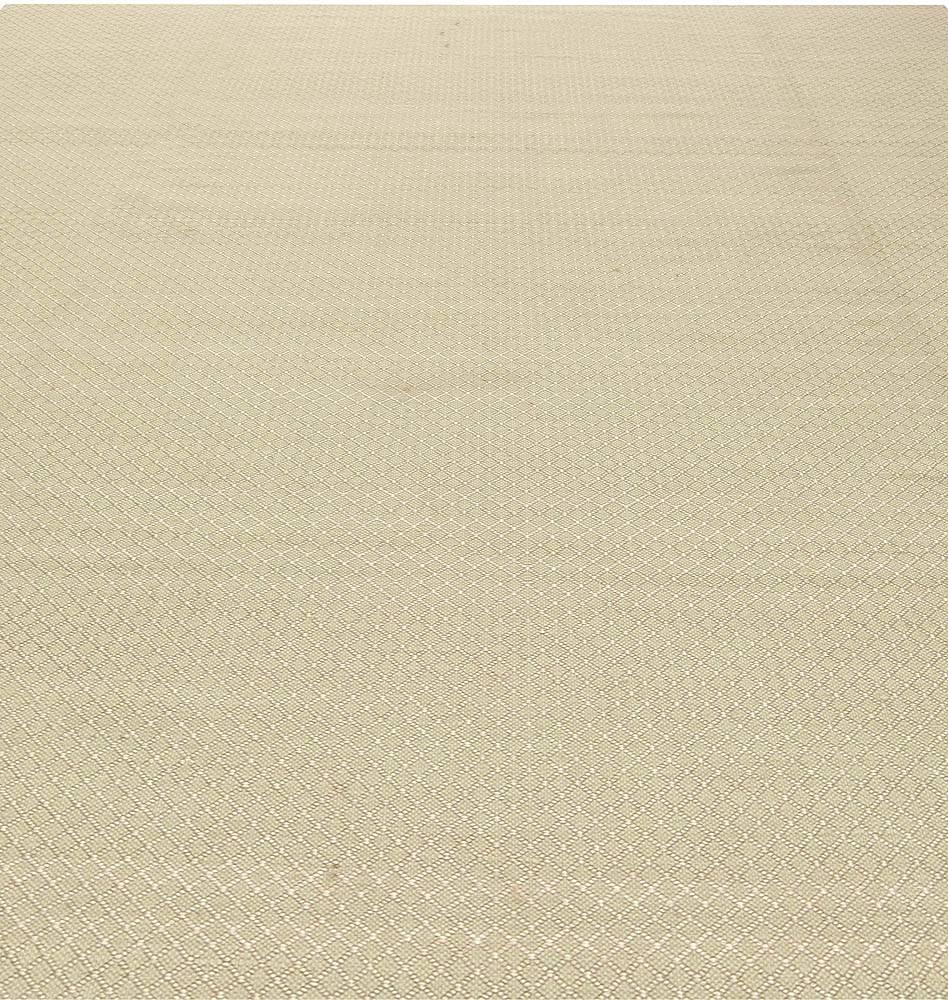Moderner geometrischer Flachgewebter Viskose-Teppich von Doris Leslie Blau (Handgewebt) im Angebot