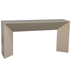 Modern Geometric Console Table