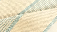Modern Geometric Cut-Pile Flat Weave Wool Runner by Doris Leslie Blau