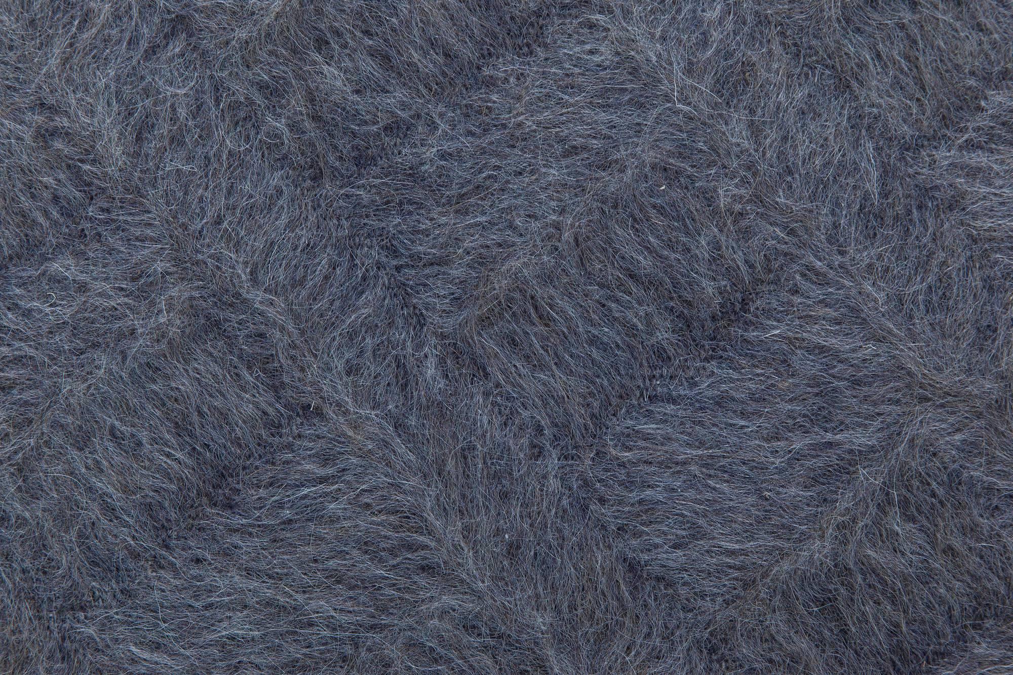 Modern geometric goat hair rug by Doris Leslie Blau.
Size: 6'3