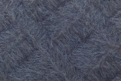 Moderner geometrischer Ziegenhaar-Teppich von Doris Leslie Blau