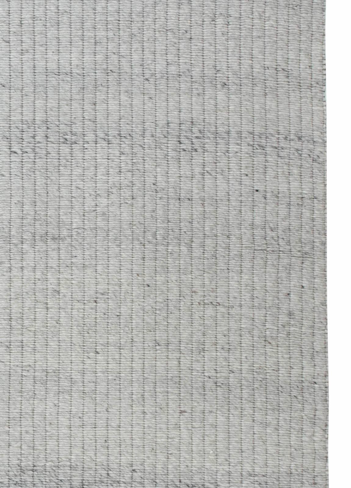 Tapis géométrique moderne gris, blanc et noir de Doris Leslie Blau Neuf - En vente à New York, NY