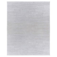 Modern Geometric Hand-Knotted Wool Rug by Doris Leslie Blau