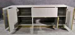 Modern Geometric Lacquered Sideboard