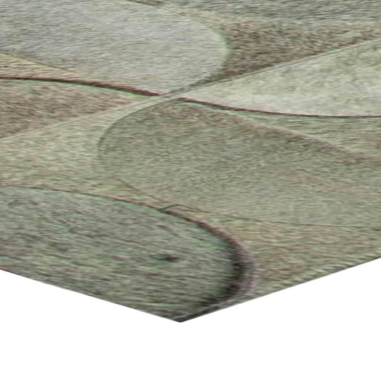 Modern Geometric Leather and Hair Rug by Doris Leslie Blau For Sale at ...