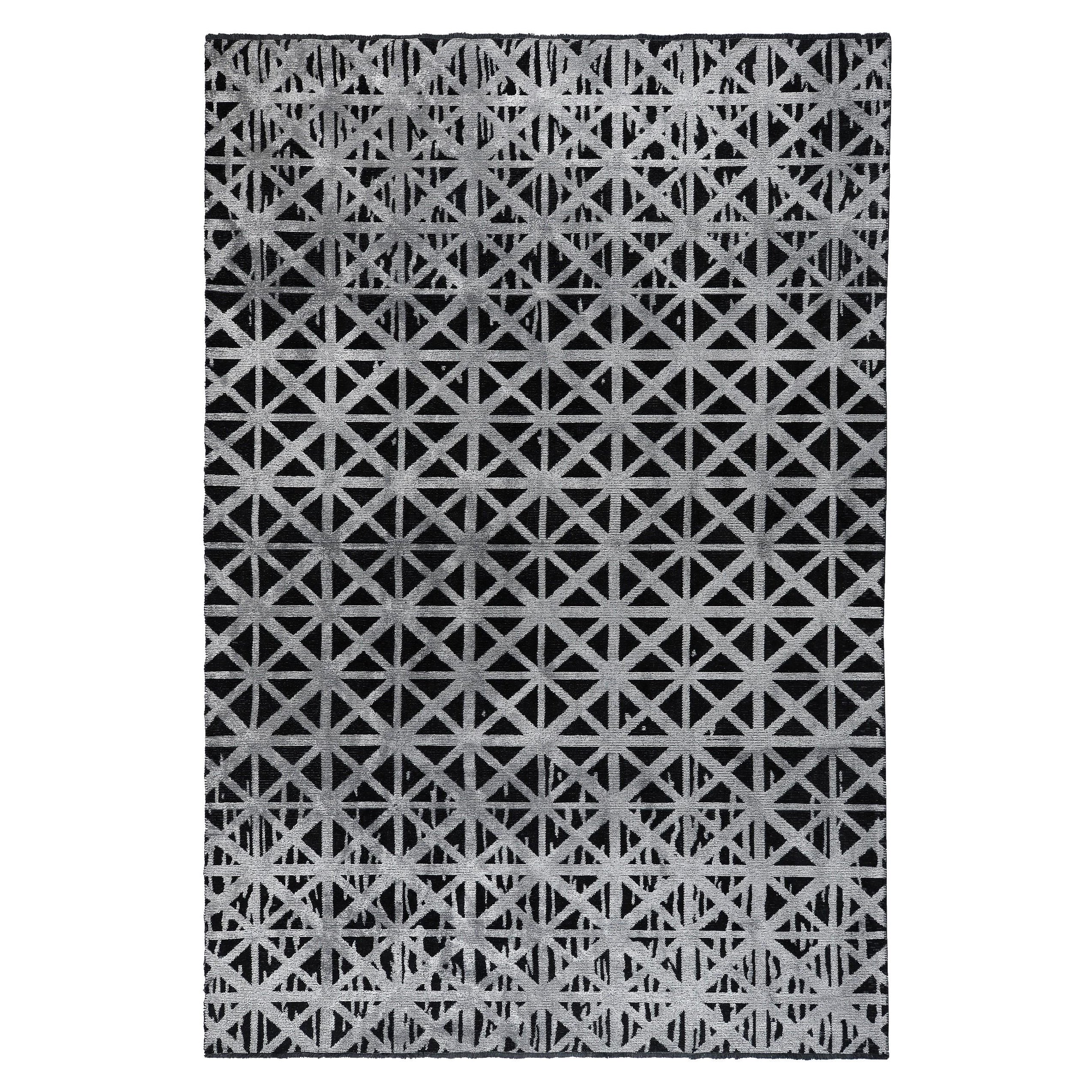 Moderno  Tappeto Geometrico Luxury rifinito a mano