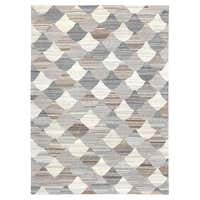 Modern Geometric Flat-Weave Handmade Wool Rug For Sale at 1stDibs
