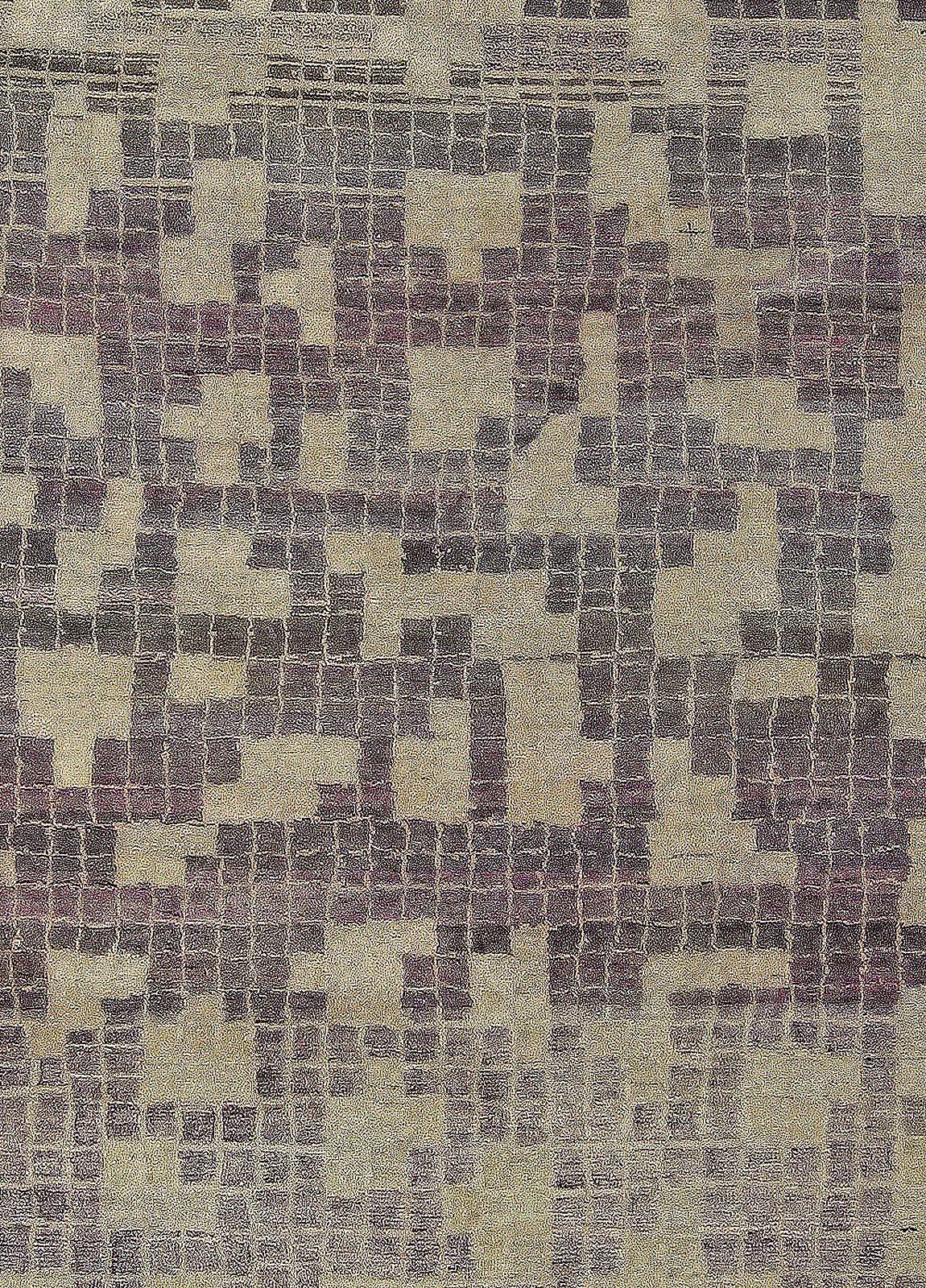 Modern geometric pool tile handmade wool rug by Doris Leslie Blau.
Size: 11'7