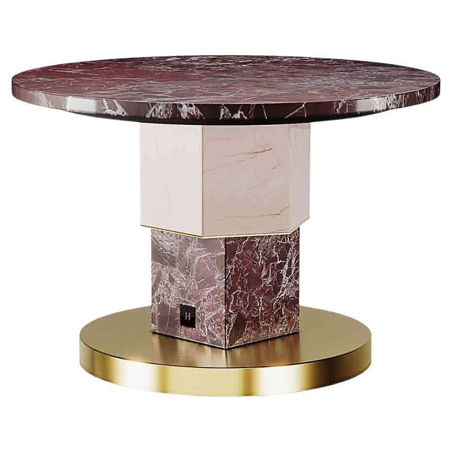 Modern Geometric Round Side Table Memphis Design Style Center Tables ...