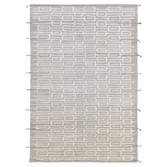 Modern Geometric Tulu Wool Rug 6'8''x9'6''