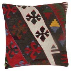 Modern Geometric Turkish Kilim Cushion Cover