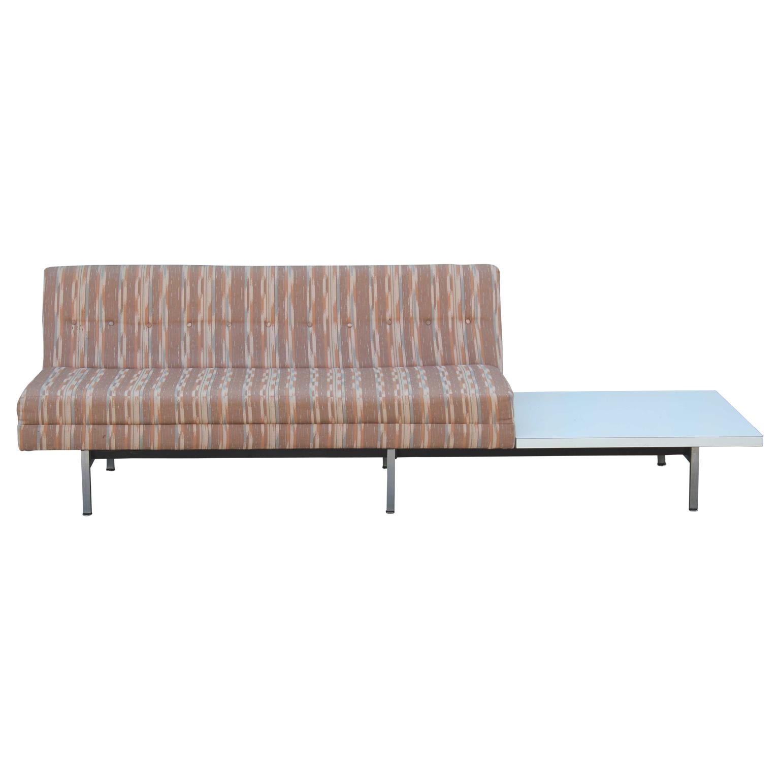 Modern George Nelson for Herman Miller Modular Group Sofa with Side Table
