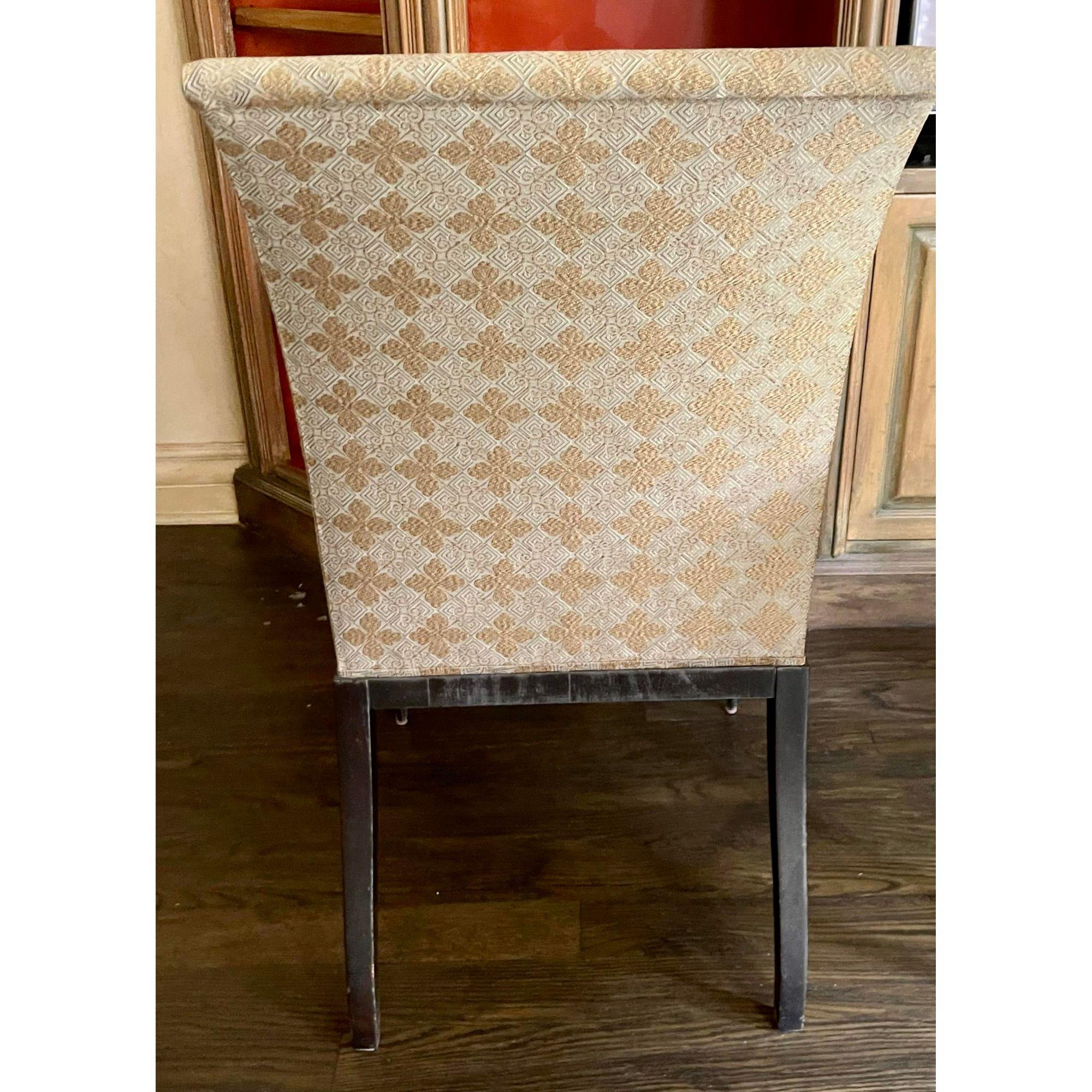 Contemporary Modern Gerard for Dessin Fournir Dining Arm Chair For Sale