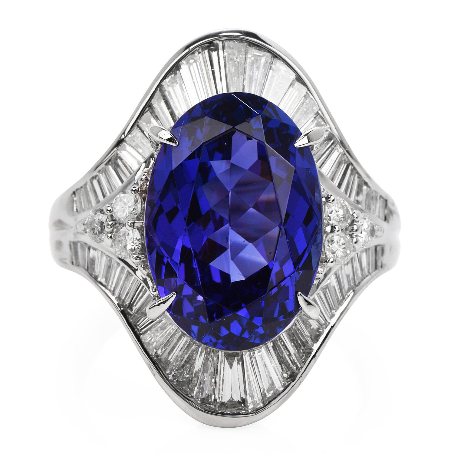 modern tanzanite rings