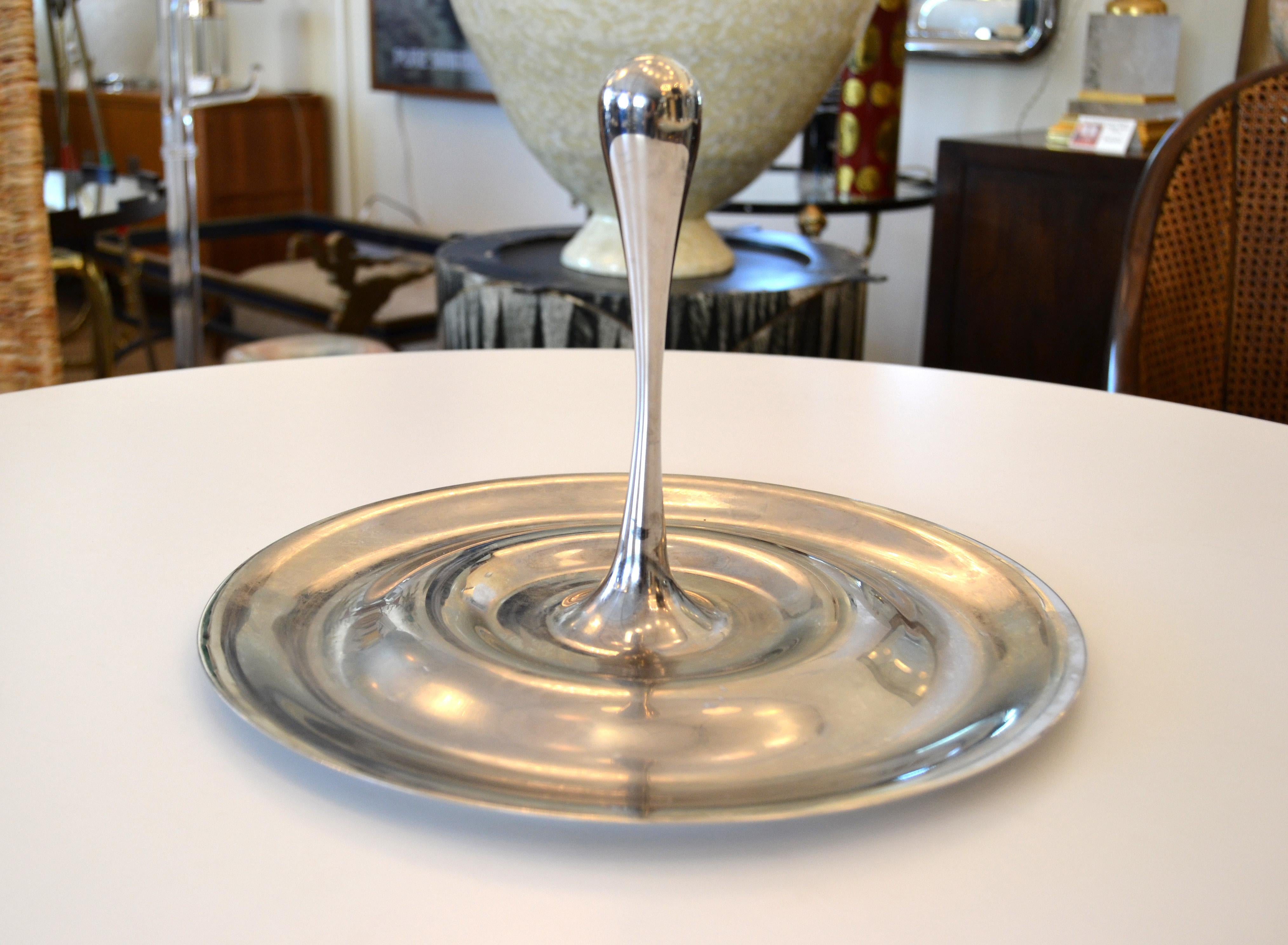 Bol à fruits moderne en acier inoxydable Flow de Gijs Bakker par Royal Van Kempen & Begeer 4