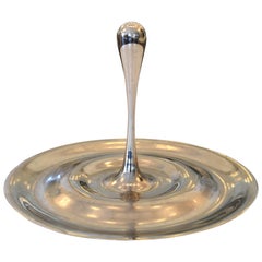 Bol à fruits moderne en acier inoxydable Flow de Gijs Bakker par Royal Van Kempen & Begeer