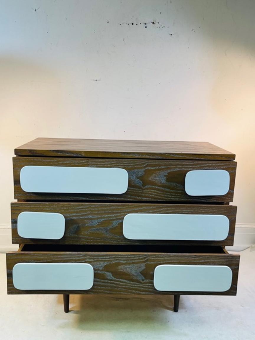 Modern Gio Ponti Style Nightstands or Chests of Drawers For Sale 1