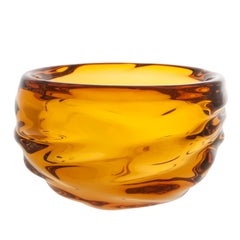 Modern Glass Bowl, Aurora Happy Bowl by Siemon & Salazar - Made to Order
